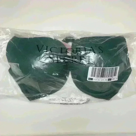 NWT Victoria's Secret PINK Green Push-up Bra Size 38D - Picture 3 of 11